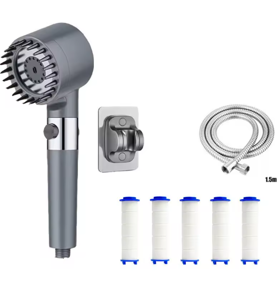 Nivora™ - Pommeau de Douche Haute Pression avec Filtration Intégrée